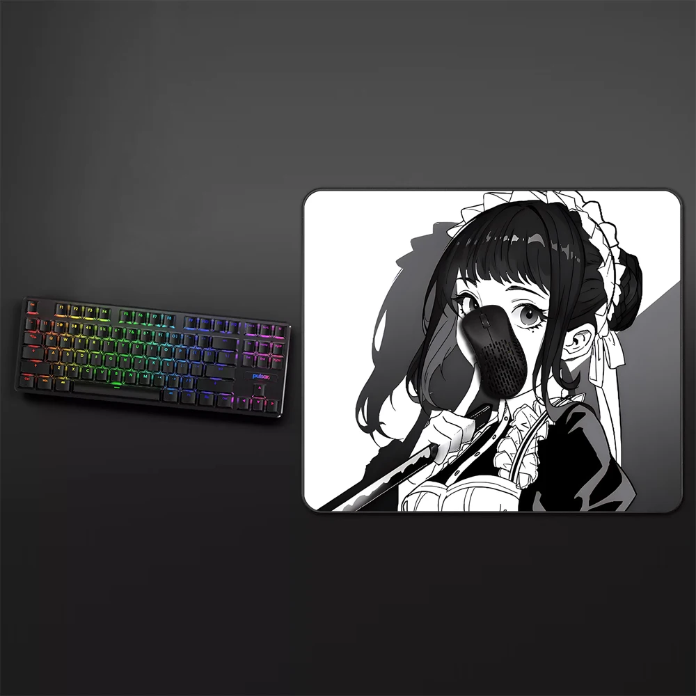 45x40CM Premium Gaming Mouse Pad Ultrafine Surface E-Sports Mousepad Anime Mouse Mat Game Professional Balance Laptop Desk Mat