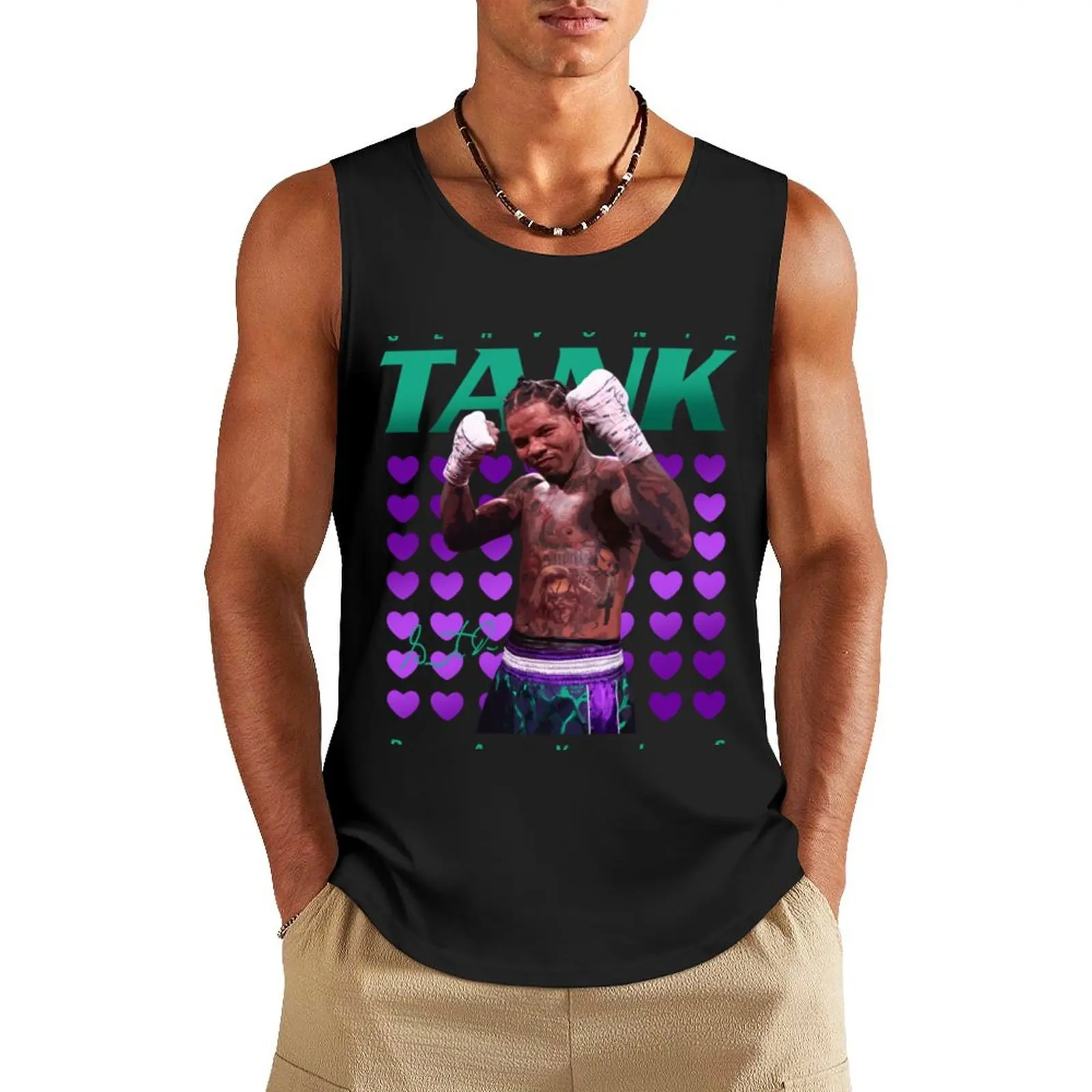 

Gervonta Davis Tank Top sleeveless gym for men