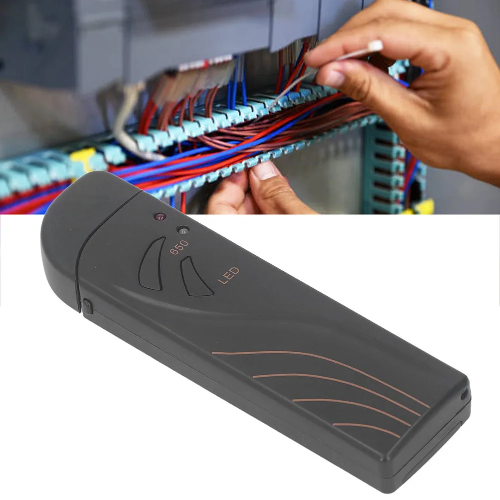 VFL Visual Fault Locator 20km Range 650nm LED Light for Fiber Optic Patch Cord Testing with FC ST LC Compatibility