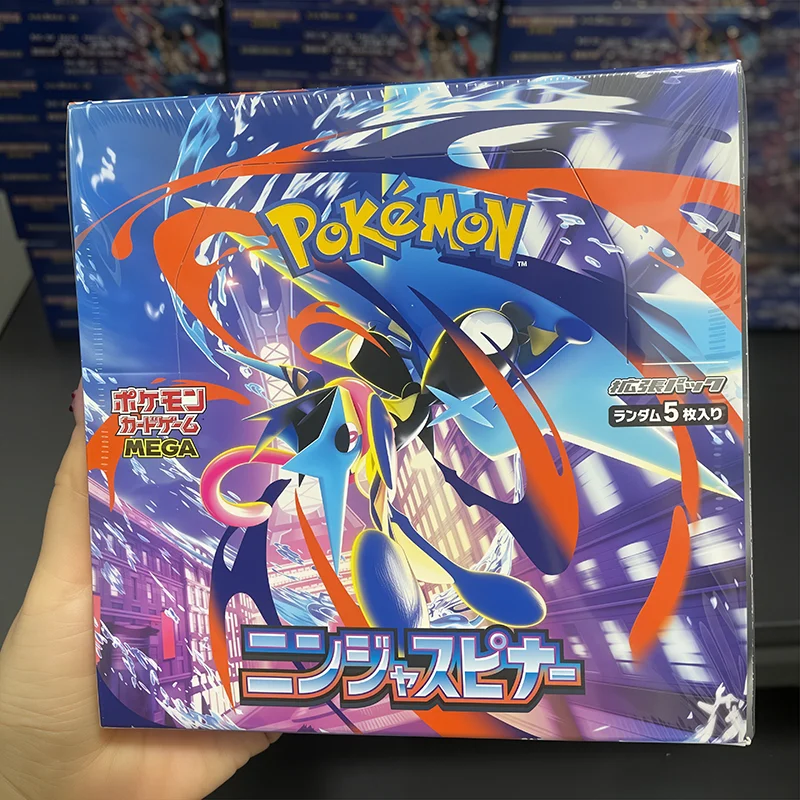 Carte Pokémon authentique PTCG version japonaise M4 Ninja Spiral Expansion Pack, jeu de cartes de combat anime, cadeau pour collectionneur, en stock