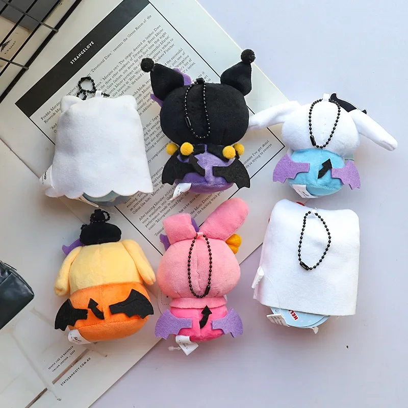 Sanrio Kuromi Halloween-serie hanger schattige pluche pop cartoon pop rugzak hanger sleutelhanger