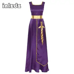 Womens Liturgical Praise Dance Dress Shiny Metallic Church Worship Dance Overlays Gown Robe Dance Performance Dancewear