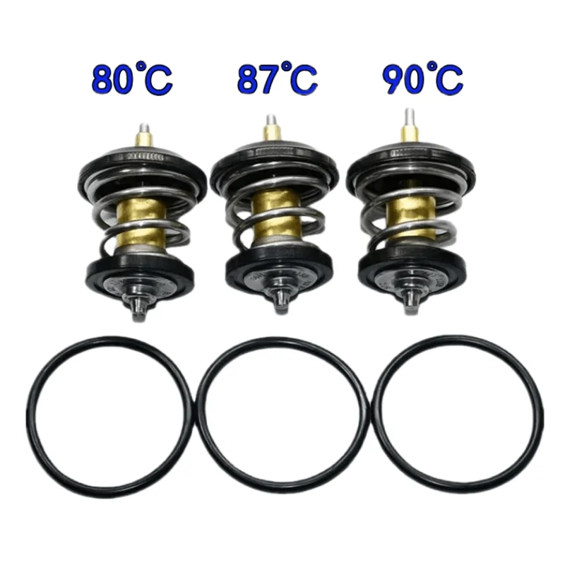 80 87 90 Degrees Engine Coolant Thermostat For Audi A3 A4 VW Jetta Passat CC Maiteng Tiguan 2.0L 06H121113B 06H 121 113 B