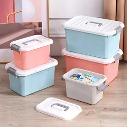 Plastic Storage Box Thickened Storage Box Clothing Portable Organizer Box Toy Storage Boxes Home Organization