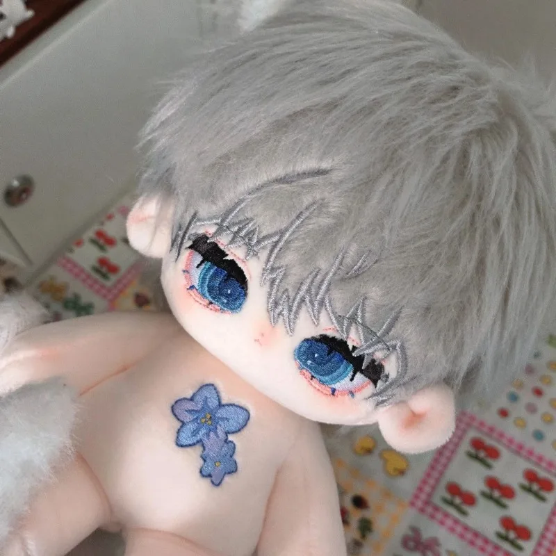 Anime Game Love And Deepspace Xavier 20cm Kawaii Cosplay Cotton Doll Body With Ears Soft Plushies Dress Up Toy Figures Fans Gift