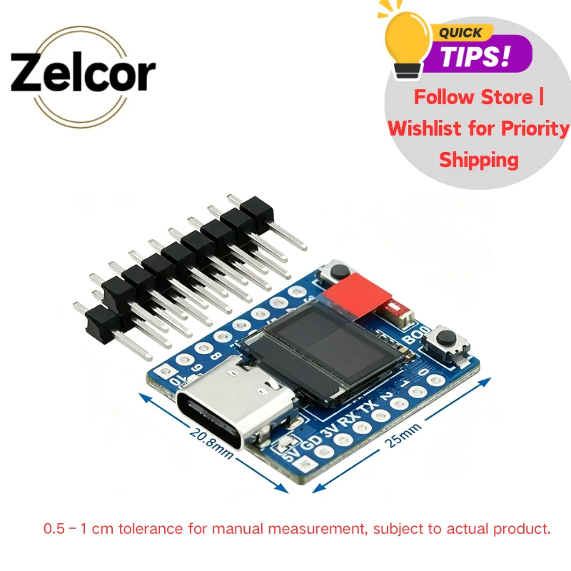 ESP32 C3 Pro Mini OLED ESP32 SuperMini Development Board ESP32 C3 Development Board ESP32 Supermini Expansion Board