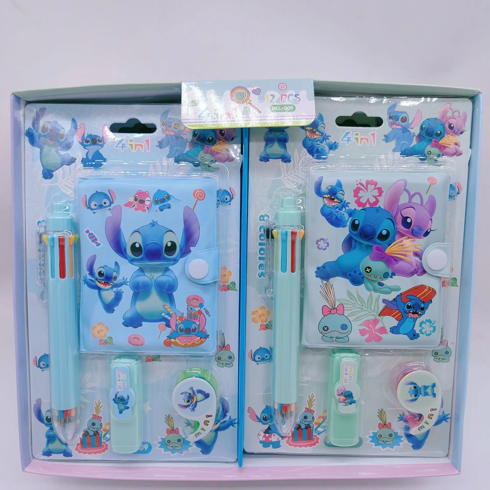 Random 1 Pcs Disney Stitch Notebook Anime Stich School Stationery Notepad Book Kids Boys Girls Dolls Diary Booklet Student Gift