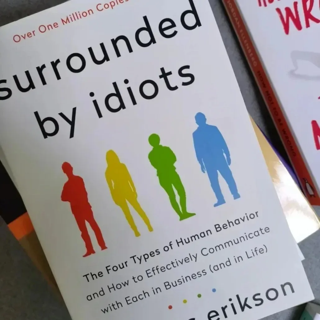 2026 Rodeado de Idiotas Os Quatro Tipos de Comportamento Humano Por Thomas Erikson Livro Inglês Novela Best-seller Libros Livros