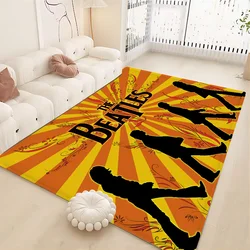 Rock Stand HD B-Beatles Floor Mat Nordic Style Bedroom Living Room Doormat Home Balcony Anti-Slip Bedside Mats