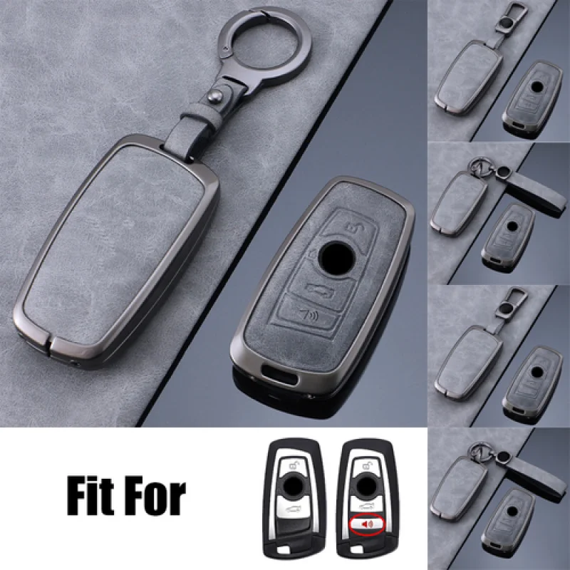 

A+ Zinc Alloy Leather Car Key Case Cover For BMW F10 F11 F30 X3 X4 X5 X6 M2 M3 M4