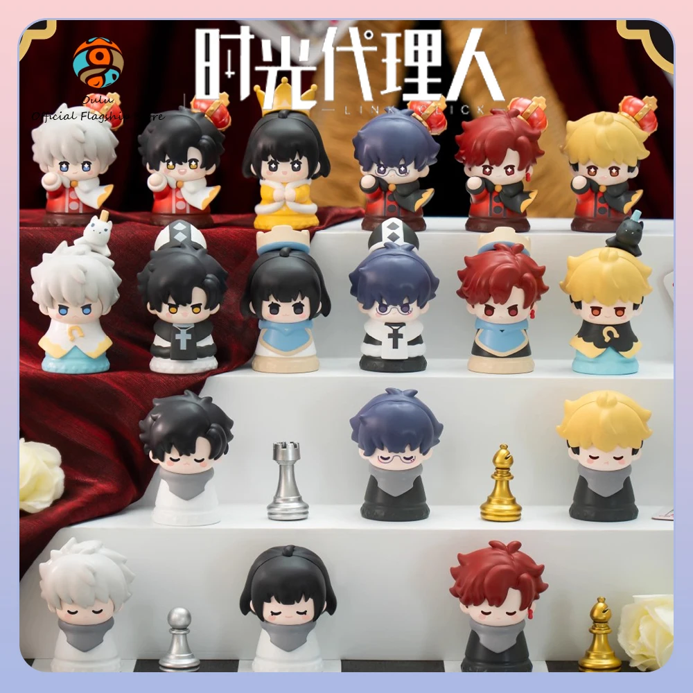 

Новая серия Link Click Chess Finger Puppet Mystery Box, подлинная ссылка Click Charles, аниме-фигурки, периферийные устройства Lucas Jo, подарочная игрушка