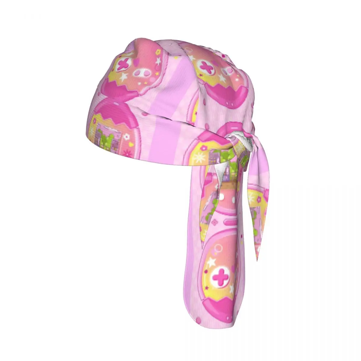 

Custom Adjustable Tamagotchies Cartoon Bandana Cap Men Women Beanie Hat Sport Headwear for Fishing