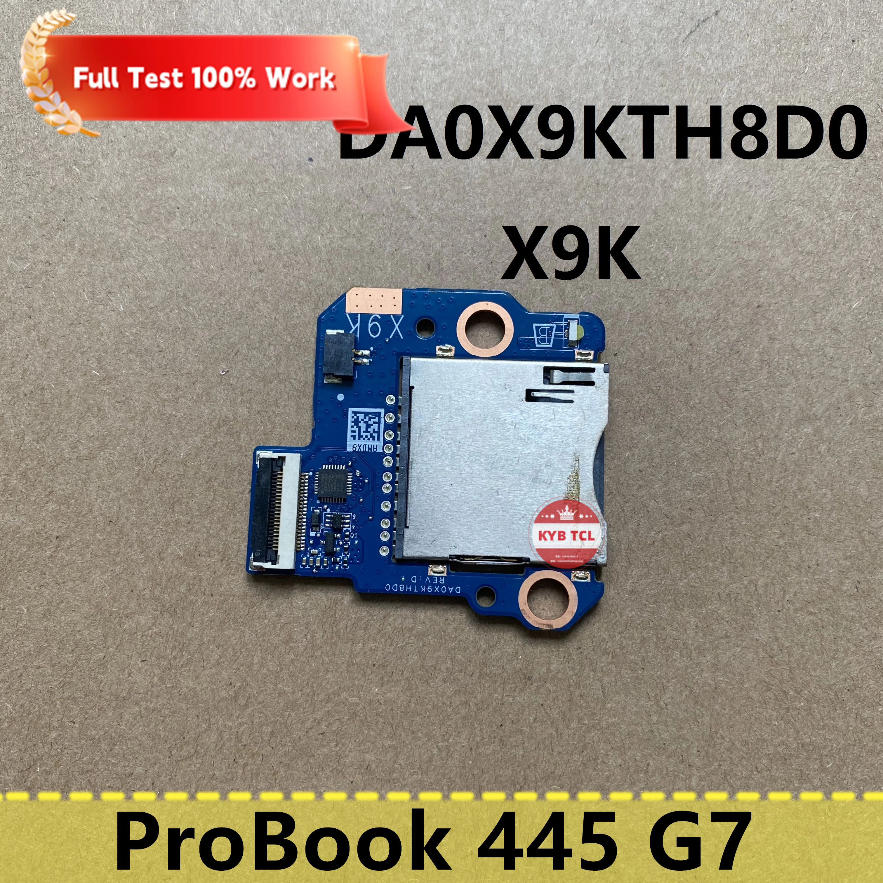 كمبيوتر محمول أصلي لوحة قارئ SD ، HP ProBook Card G7 ، DA0X9KTH8D0 X9K Notebook ، 14"