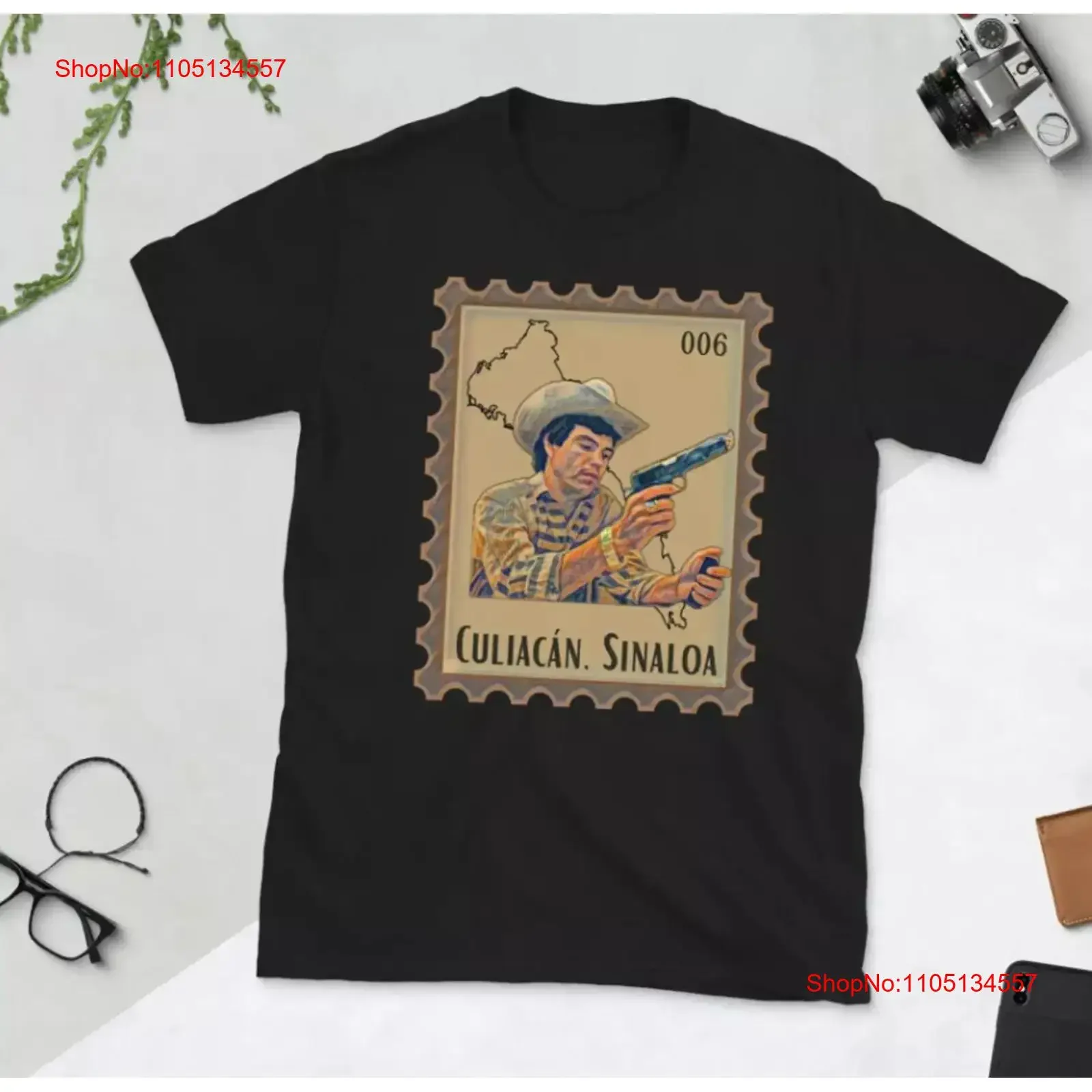 Camiseta con sello postal Chalino Sanchez Culiacán Sinaloan talla S 5XL vintage lavada ligeramente suave moda estirada elegante