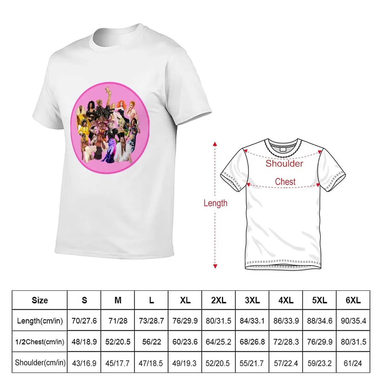 The Winners Circle - RPDR Season 1-15 (Pink Design) T-Shirt new edition hippie clothes plain t shirts men