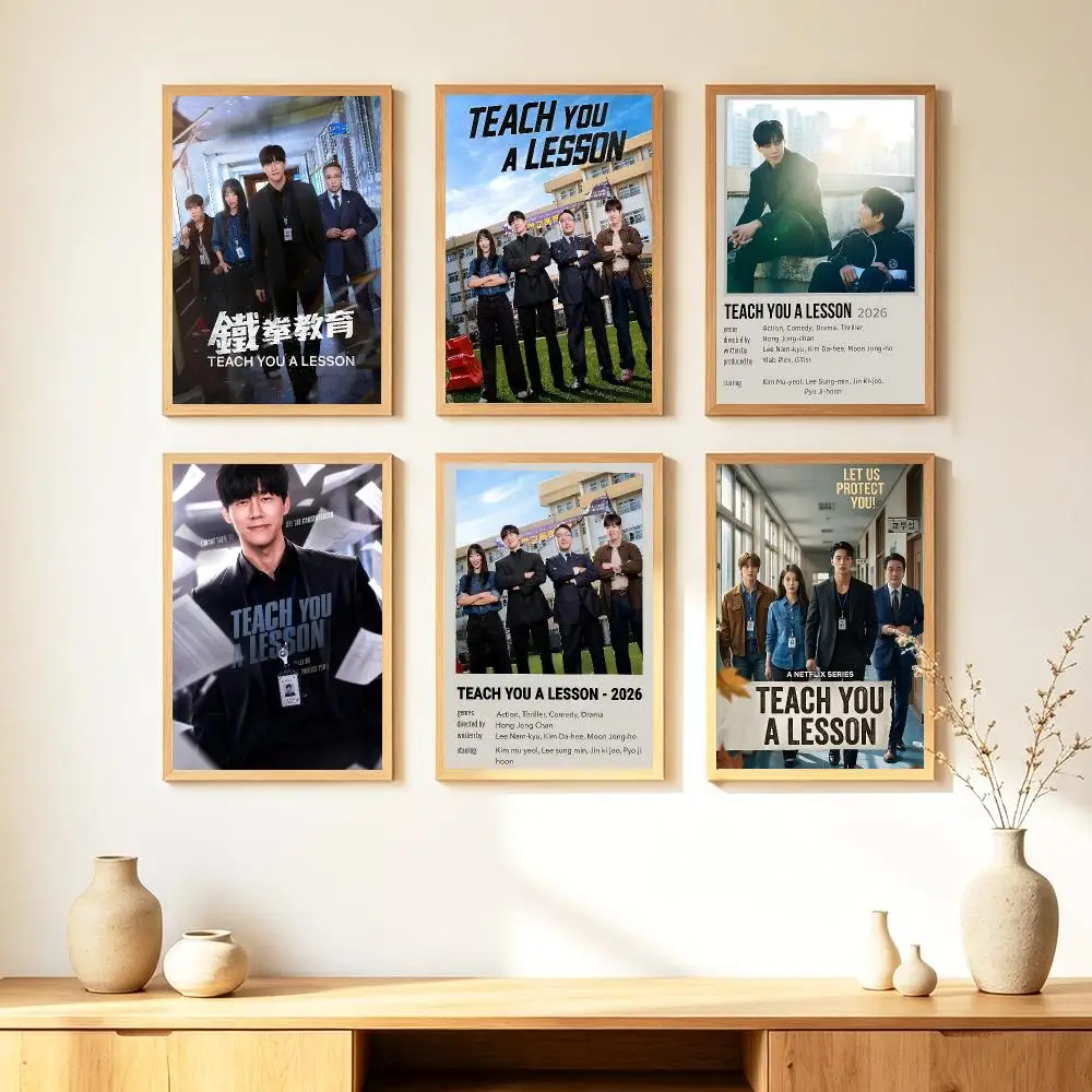 comic Teach You a Lesson Poster HD Poster Warm Home Decoration Suitable for Bedroom and Living Room Gifts Giving