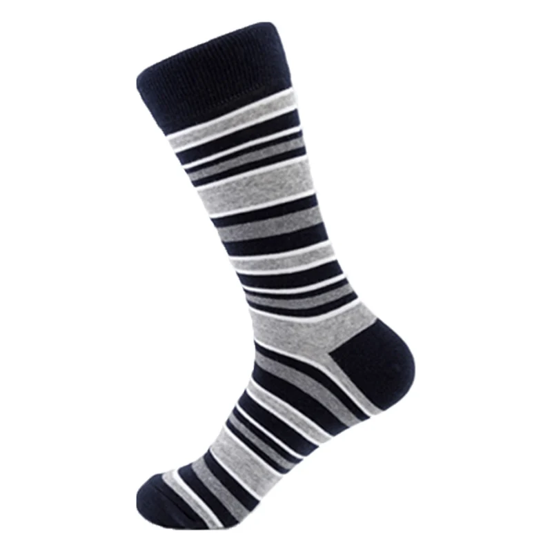 Autumn and Winter new Happy Socks colorful fashion striped men\'s socks trendy socks couple in tube Socks