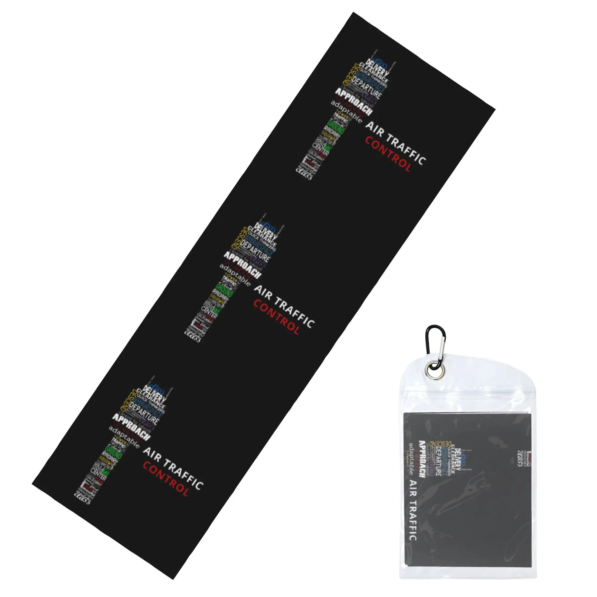 Air Traffic Controller Cold Exercise Towel  Pilot Air Fighter Super Soft Breathable Instant Cooling Towel Yoga Towels