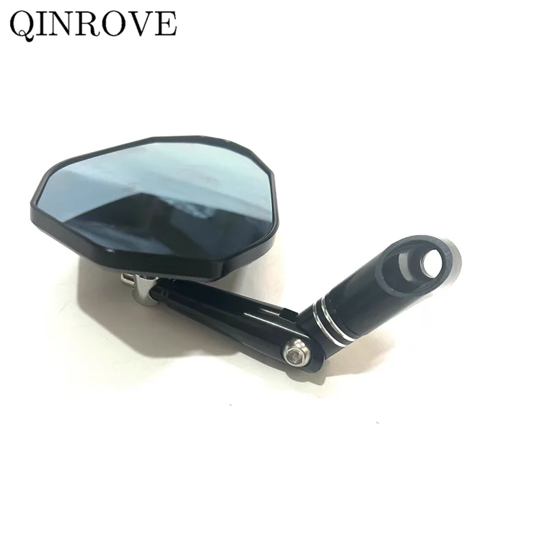 Blue Glass Motorcycle CNC Aluminum Rear Mirror 8 10mm Side Mirror Universal For Honda Hornet 600 CB500X XADV 750 YAMAHA MT07 FZ6
