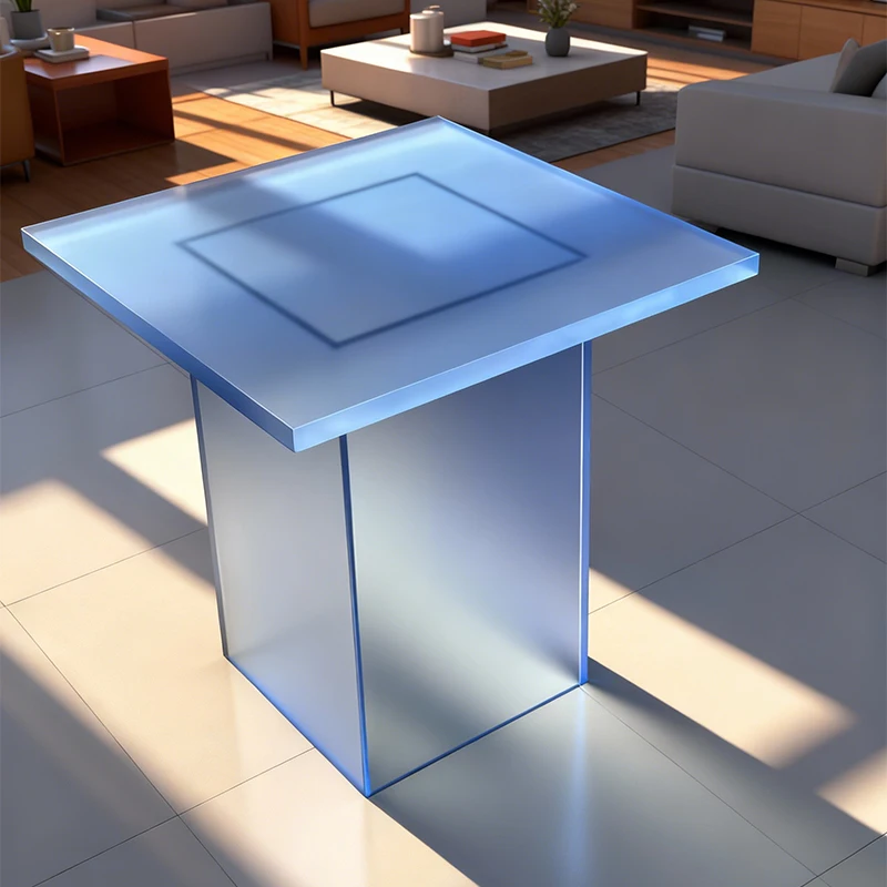 fc-Hot Sale Modern Luxury Living Furniture Easy to Clean Acrylic Coffee Table Multifunctional Acrylic Console Table