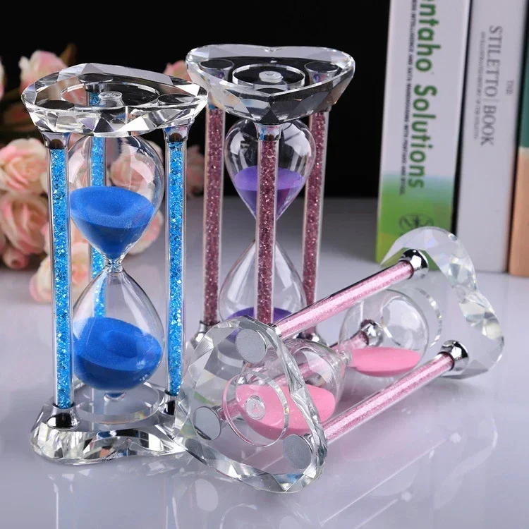 

Nordic Creative Crystal Hourglass Timer Children's Creative Hourglass Timer Birthday Gift Home Decoration Accessories