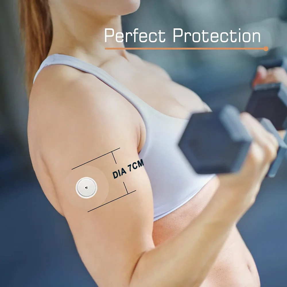 10/20/30/40pc Blood Glucose Monitoring Probe Tape, Invisible Waterproof and Sweat Proof Tape Patch, Waterproof, Hypoallergenic