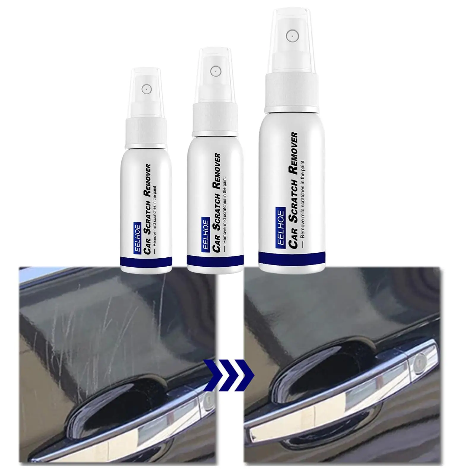 Car Scratch Repair Care ผลิตภัณฑ์แบบพกพา Car Scratch Remover ภาษาโปลิชคําสเปรย์ตัวแทนสี Scratch Repair สเปรย์