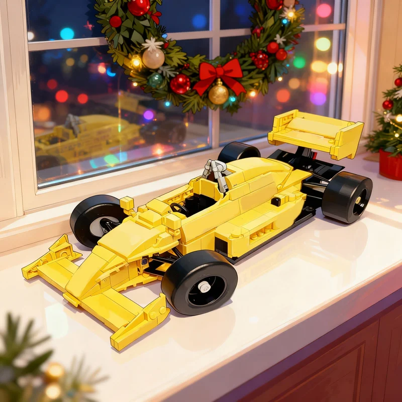 

Набор для сборки модели автомобиля Lotus 99T (738 деталей) – креативный подарок, декор для дома и офиса, идея для взрослых и детей