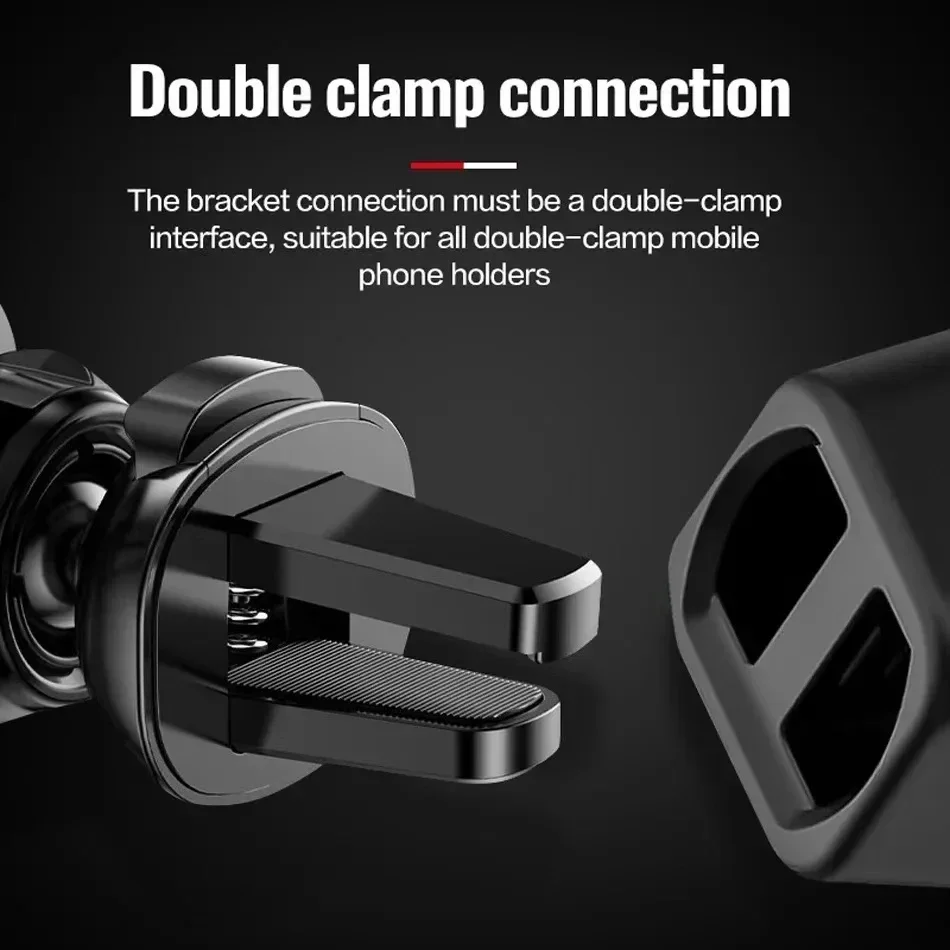 Universal Auto ladegerät Chasis Halterung Doppel klemme Verbindung Handy halter Basis Armaturen brett Halterung Luft auslass Clip GPS verwenden