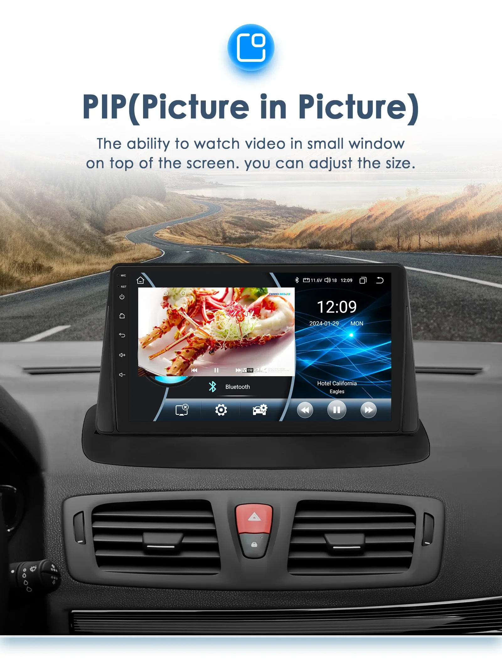 Hizpo 9'Carplay 4G AI Systeme Autoradio für Renault Megane 3 Fluence Samsung SM3 2008-2014 Multimedia Video Player GPS Autoradio – Detail 28