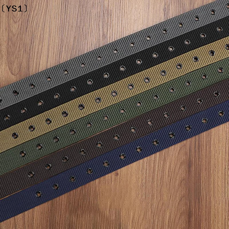 〔YS1〕Mens Belt Porous Canvas P - огляд і ціна Leatherwork Eyelets