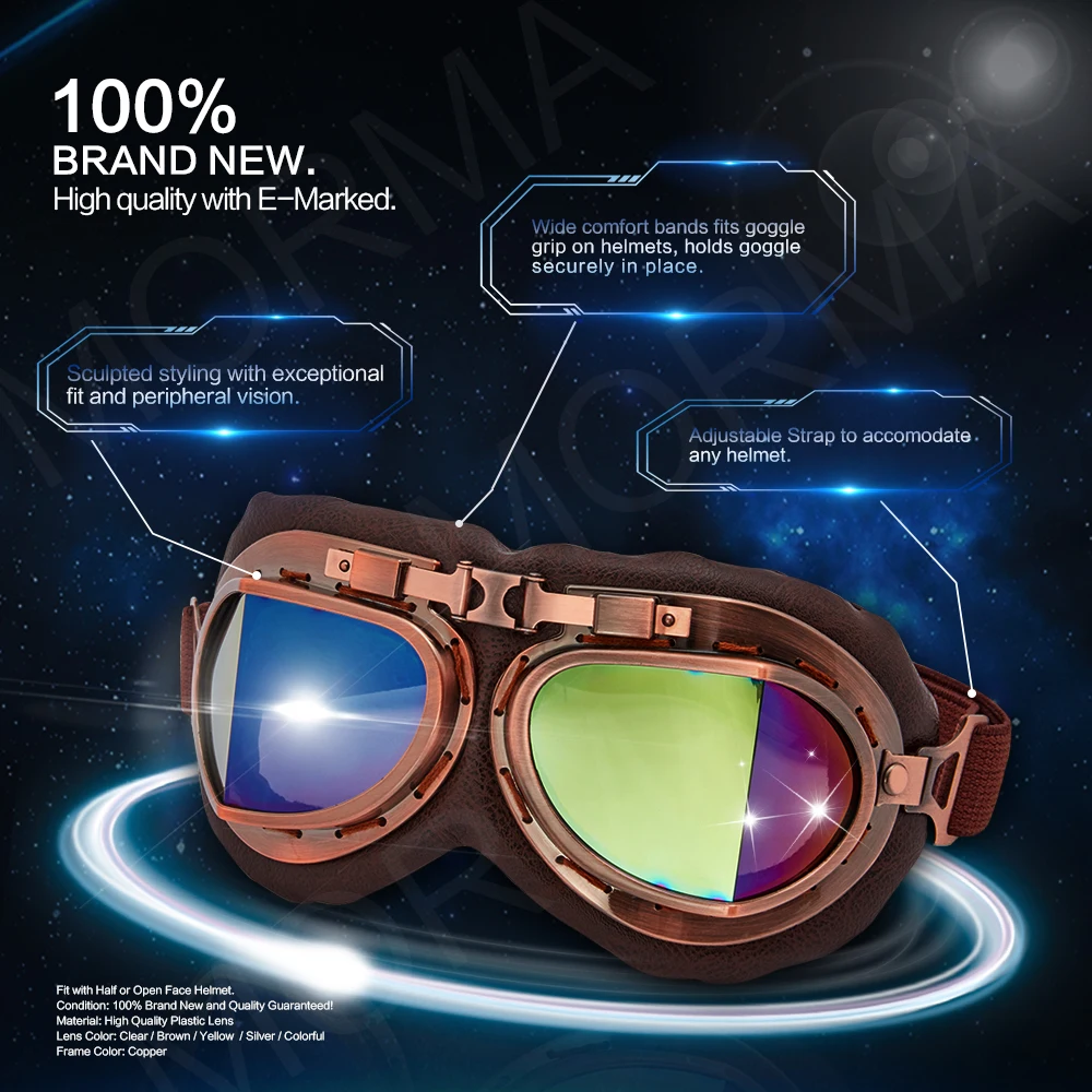 

Motorcycle Helmet Biker Glasses Moto Masque Mask Sunglasses for Motocross KTM Eye Motorbike Off Road Vintage ATV Bike