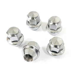 KUMMYY 5PCS/lot Car Chrome Wheel Lug Nuts for Ford Foucs MK3 Mondeo KUGA Escape Fiesta Fusion Lincoln M12*1.5