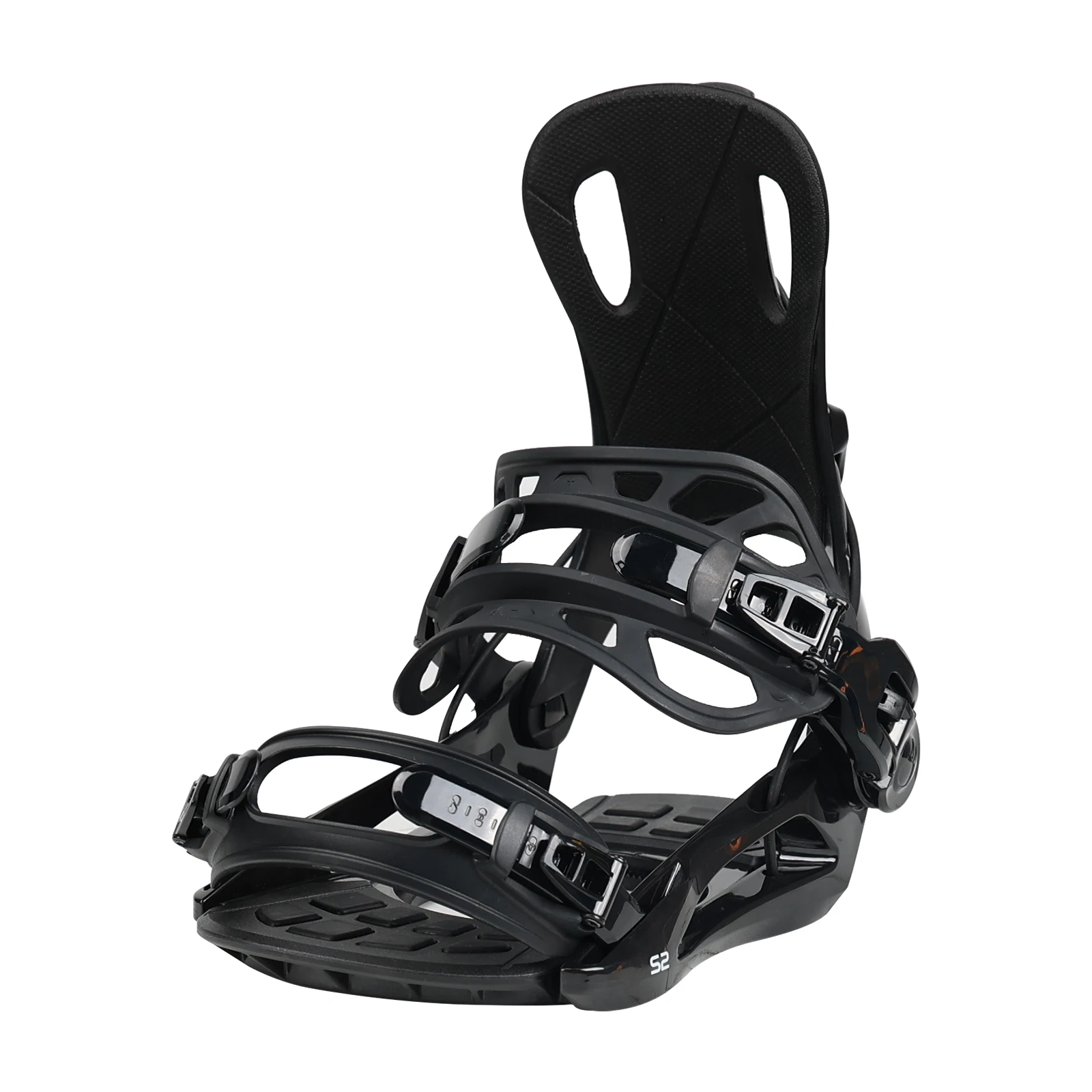 Step-In Snowboard Bindings Speed Entry,All-Mountain Shock Absorbing,Adjustable Highback for Beginners