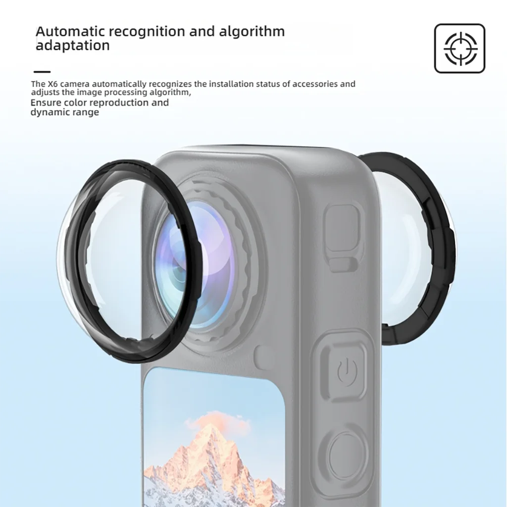 BGNing Rahmenkäfig für Insta360 X6 Metall-Schutzrahmen-Gehäuse mit 1/4"-Gewinde-Montageadapter für Insta360 X6 Kamera – Detail 16