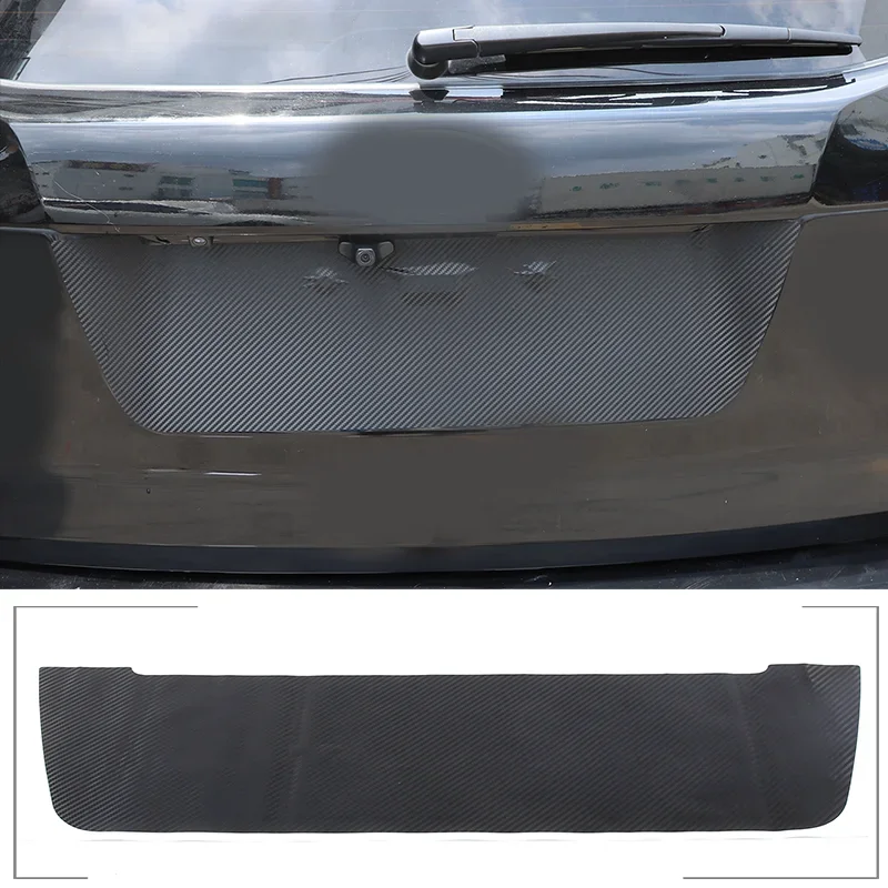 

For Subaru Forester 2013-2018 PVC Material Car Rear License Plate Frame Decorative Sticker Exterior Modification Accessories