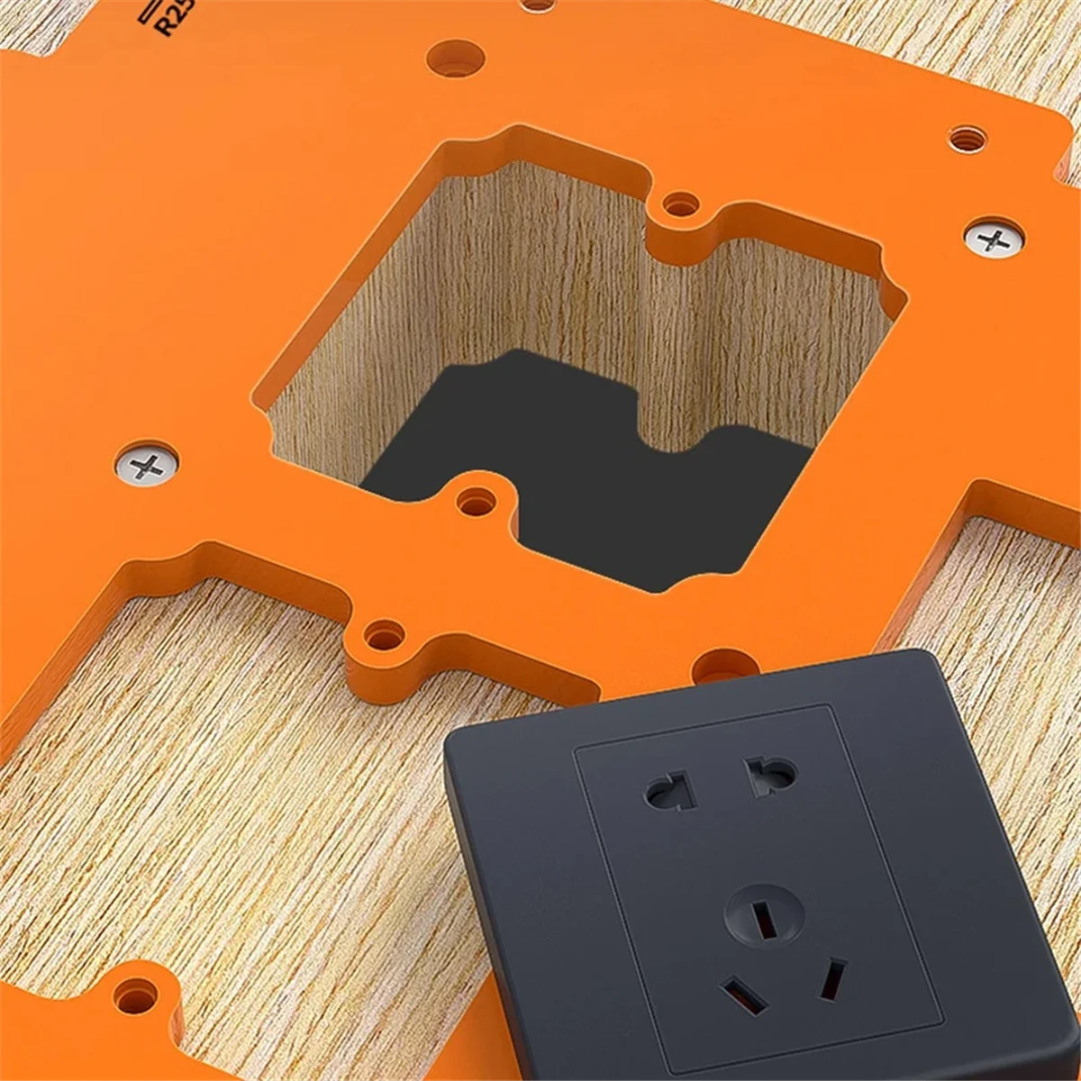 

AA98 шкаф для обрезки дугового радиуса, встроенный шкаф без ручки, долбежная розетка, локатор для сверления отверстий, шаблон открытия