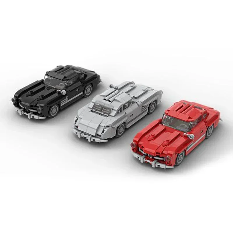 Moc Mattoni da costruzione Città Supercar Modello Velocità 300 SL Tecnologia Blocco modulare Regali Giocattoli per bambini Set fai da te Assemblaggio