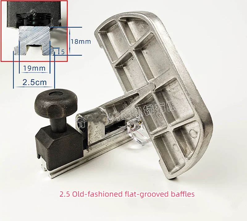 Precision Cutting Saw Stop Setting Board Woodworking Push Table Saw Cutting Saw Against the Hill and Ruler Baffle