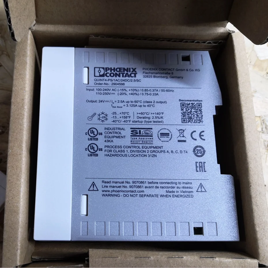 

2904598 QUINT4-PS/1AC/24DC/2.5/SC Power supply unit