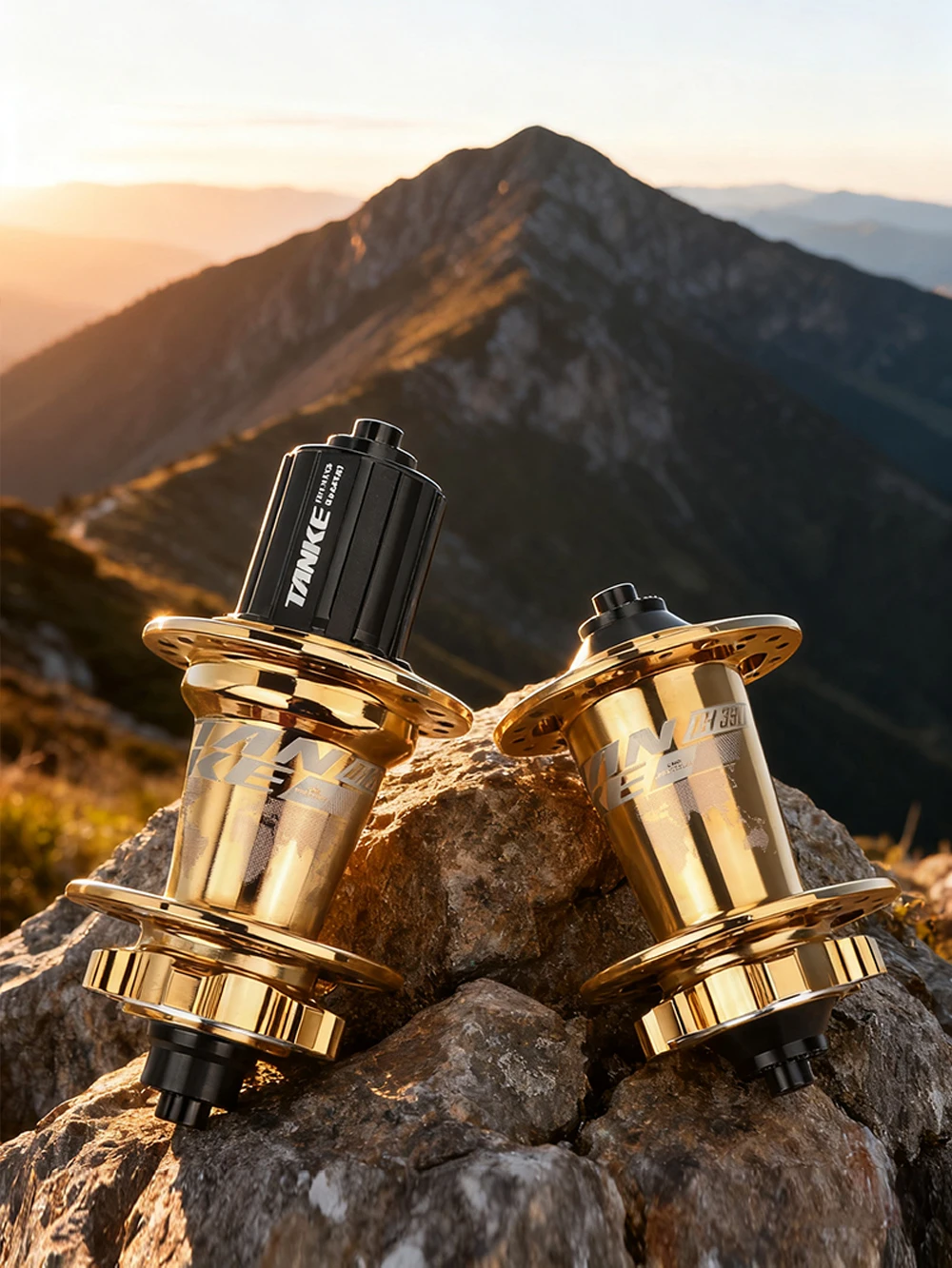 AliExpress TANKE 120 Click Hub 6 Bearing Mountain Bike MTB Hub Front Rear 32 36 Holes QR Thru-axle Exchange Disc Brake Bicycle Hubs HG MS