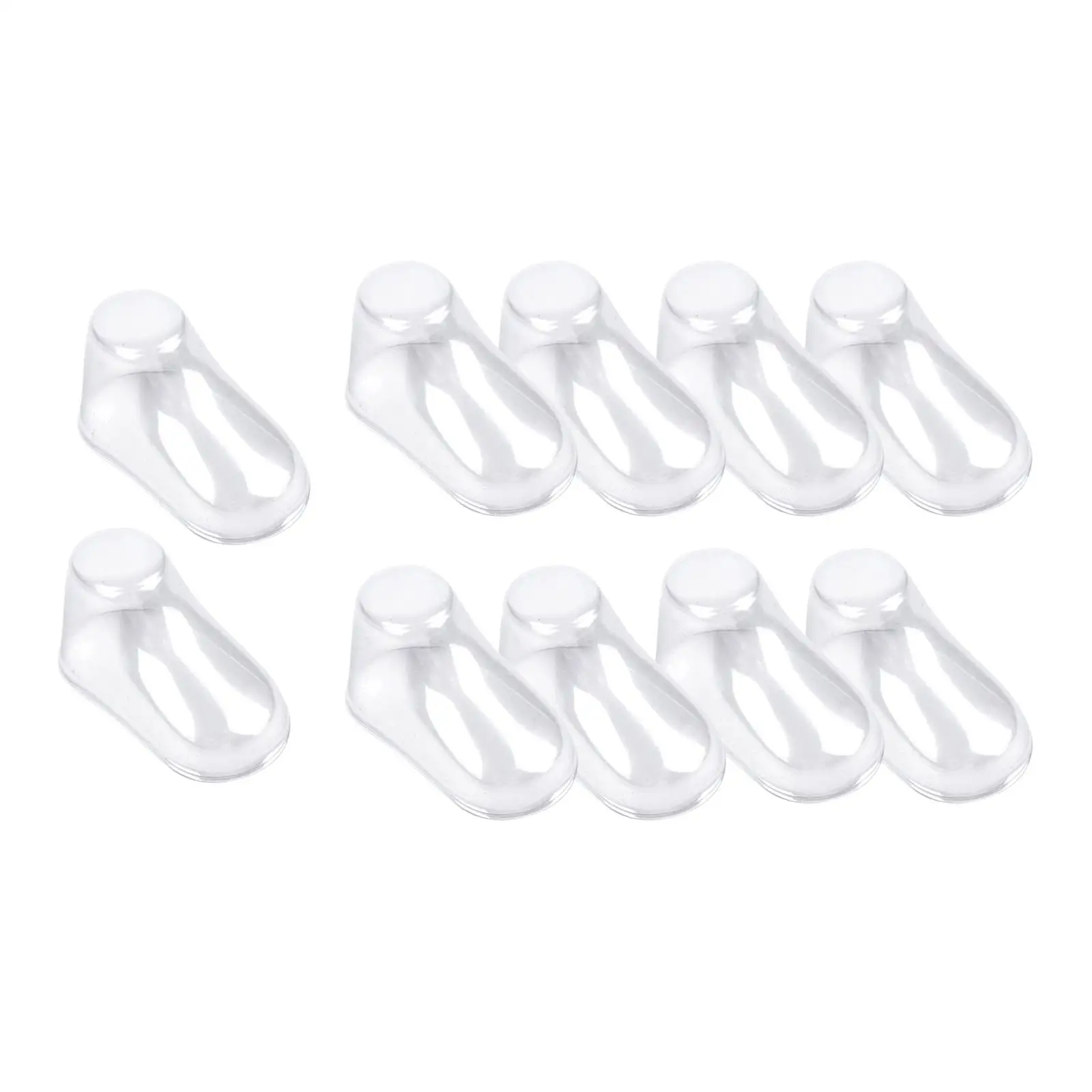 PVC Shoe Stretcher Transparent Showcase Feet Holder for Kid Booties Shoes Socks Shoe Stretching Tool