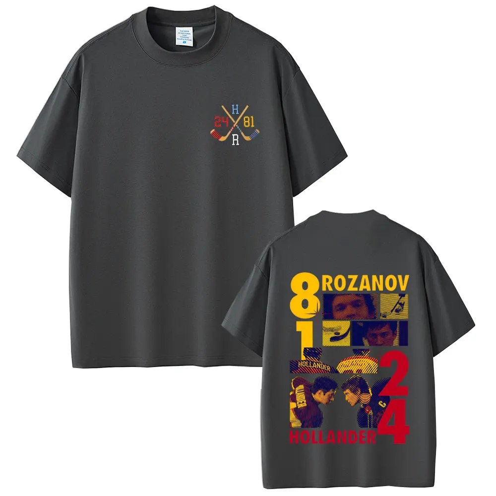 Heated Rivalry Shane Hollander‌ Ilya Rozanov Hollanov 2481 Graphic T-shirt Men Women Vintage Streetwear Male Fashion T Shirts