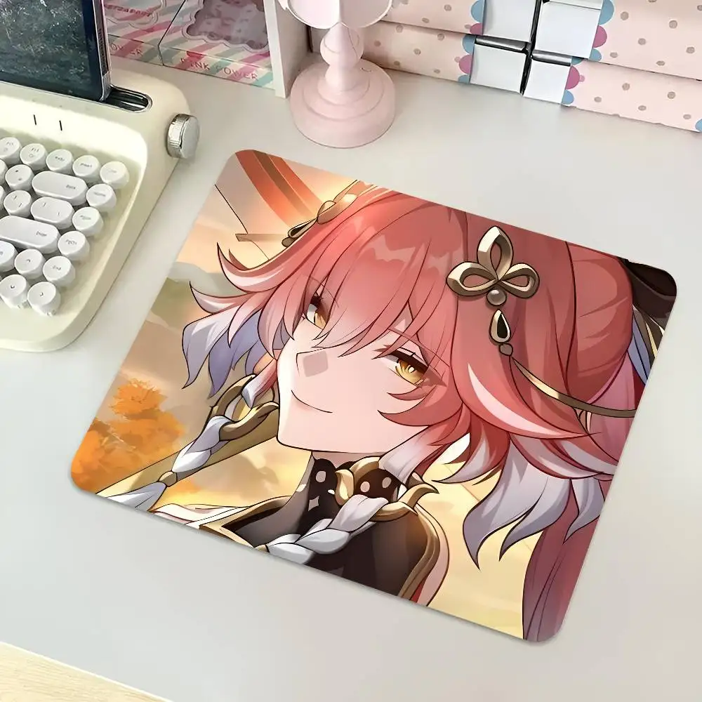 1pc Hot Game Wuthering Waves Changli Small Mousepad Keyboard Pad Laptop Cushion Non-slip Deskpad