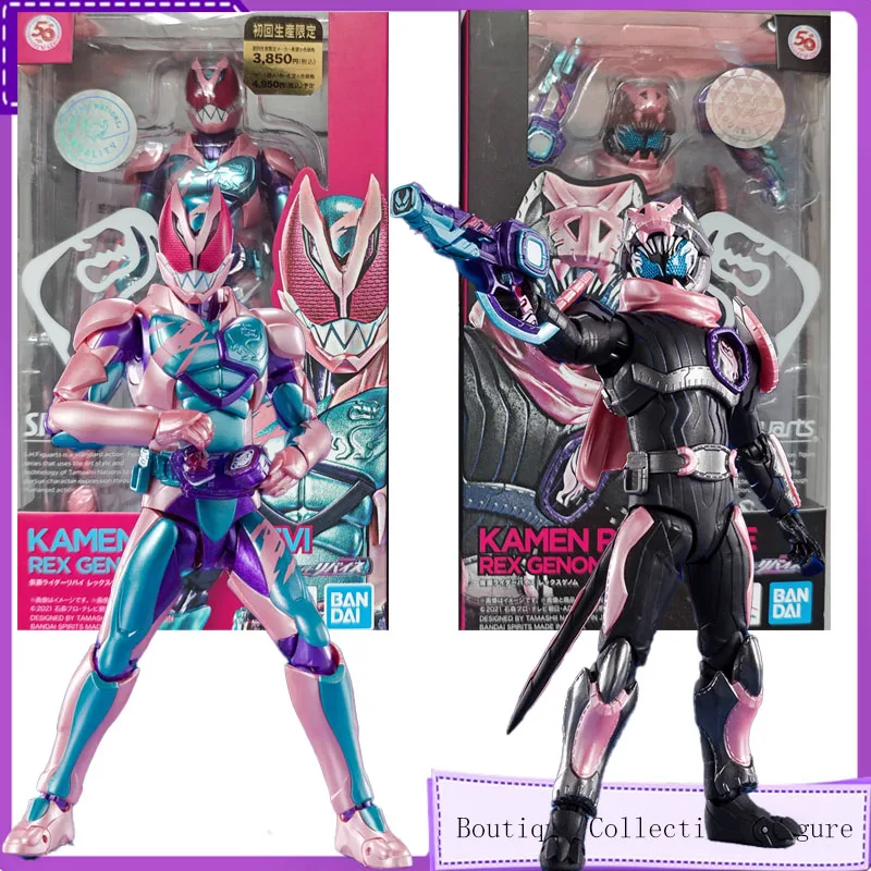 

Bandai оригинальный SHF Kamen Rider Revi Vice REX GENOME сборная модель комплект фигурку игрушки для детей коллекционные предметы подарок