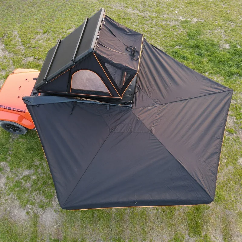New camping outdoor self-driving tour roof aluminum alloy triangular tent