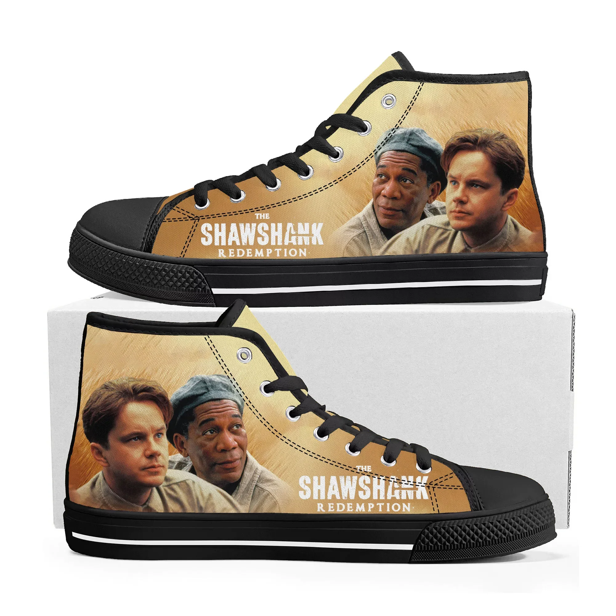 The Shawshank Redemption High Top High Quality Sneakers Mens Womens Teenager Canvas Sneaker Casual Custom Shoes Customize Shoe