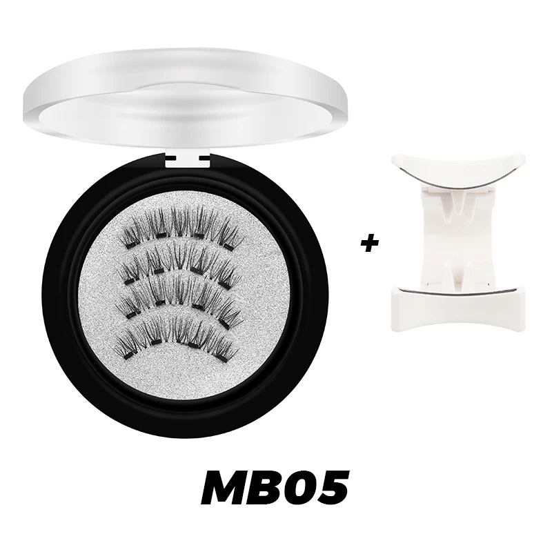 1 Set Premium Magnetische Wimpern Kit mit Applikator Wiederverwendbares Klebefreies Magnet-Wimpern-Set für Natürliches & Glamouröses Make-up – Detail 24