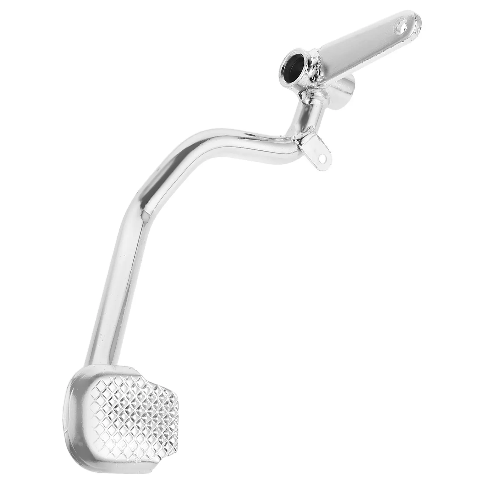 Motorcycle Rear Brake Pedal Lever Universal Fit Ergonomic Foot Placement Anti-Slip Textured Surface for Wet Conditions Long Ride
