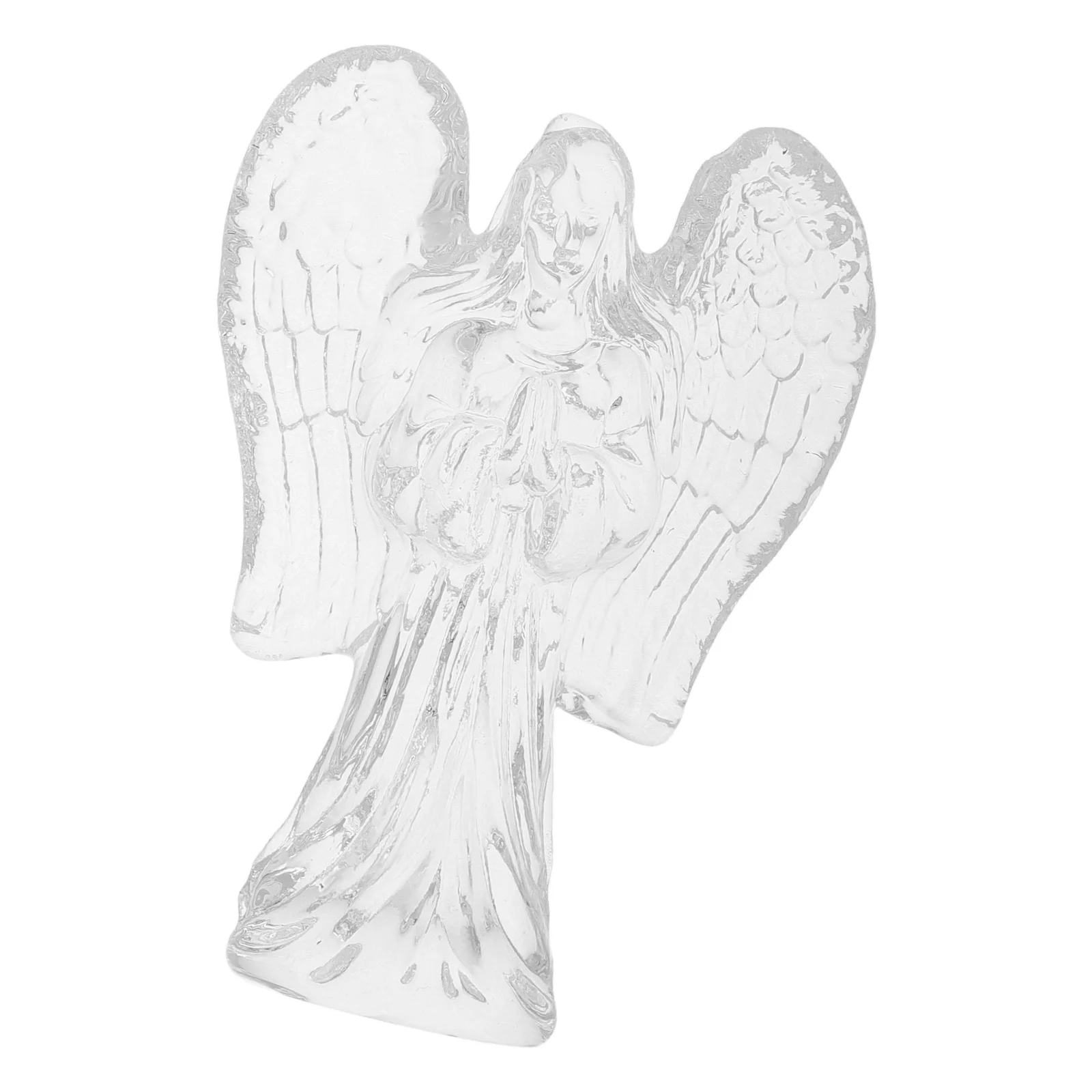

Crystal Jesus Angel Ornament Exquisite Craftsmanship Home Decor Religious Sculpture Small Angel Christmas Decoration